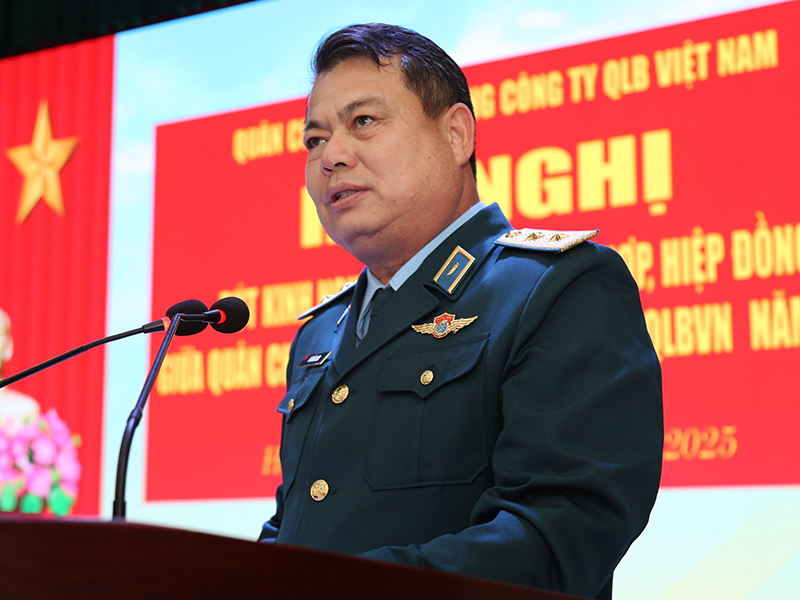 Hội nghị R&uacute;t kinh nghiệm C&ocirc;ng t&aacute;c phối hợp hiệp đồng giữa Qu&acirc;n chủng PK-KQ v&agrave; Tổng C&ocirc;ng ty Quản l&yacute; bay Việt Nam năm 2025.