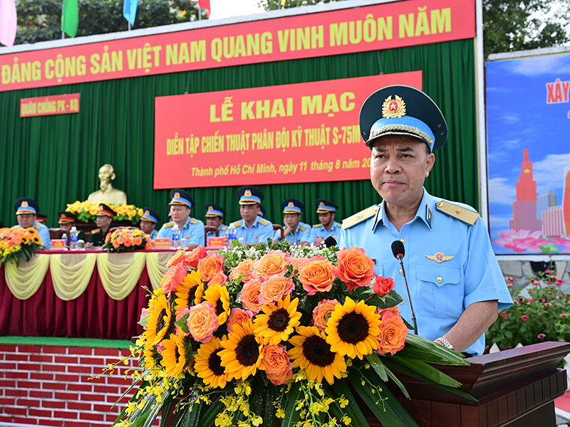 Quân chủng Phòng không - Không quân Khai mạc diễn tập chiến thuật phân đội kỹ thuật tên lửa phòng không S-75M năm 2025