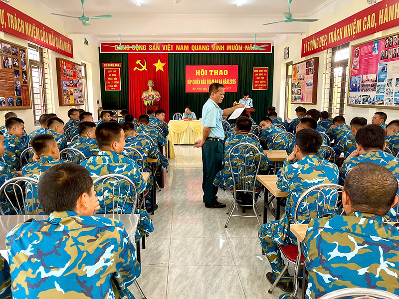 Sư đoàn 365 tổ chức Hội thao Kíp chiến đấu trạm ra đa năm 2025