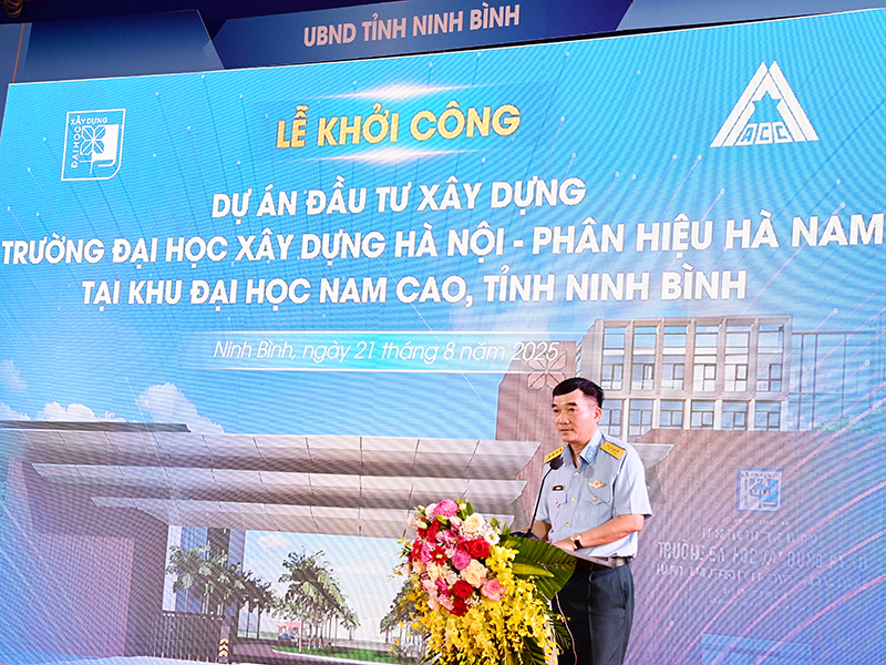 Tổng công ty ACC khởi công Dự án đầu tư xây dựng Trường Đại học Xây dựng Hà Nội - Phân hiệu Hà Nam