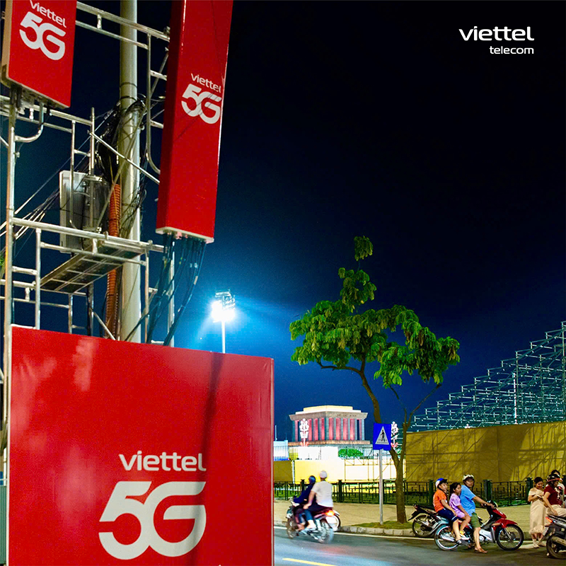 5G Viettel đã sẵn sang trên mọi nẻo đường chào đón Đại lễ 80 năm Quốc khánh Nước Cộng hòa xã hội chủ nghĩa Việt Nam