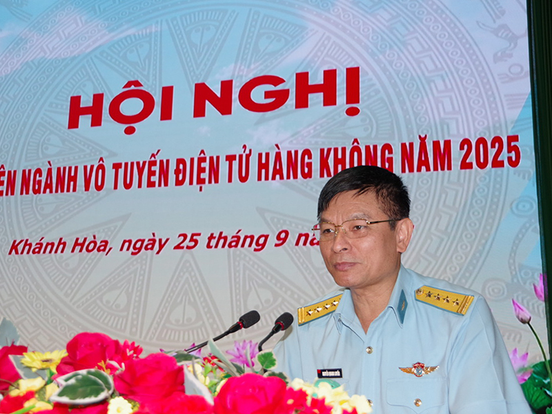 Cục Hậu cần - Kỹ thuật Phòng không - Không quân tổ chức Hội nghị chuyên ngành Vô tuyến điện tử hàng không năm 2025
