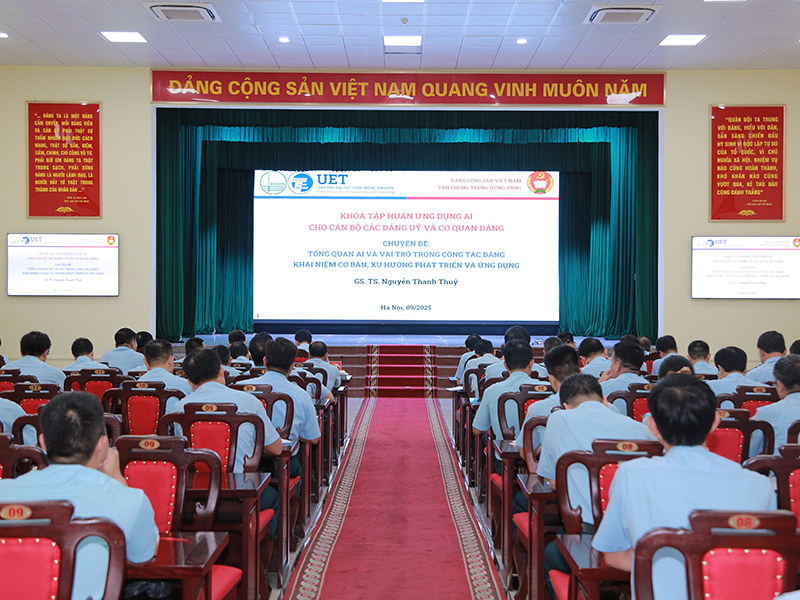 Hội nghị toàn quốc tập huấn ứng dụng trí tuệ nhân tạo cho cán bộ các cấp ủy và cơ quan Đảng