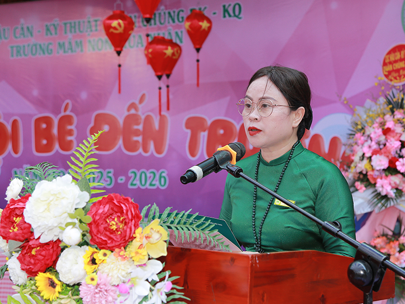 Trường Mầm non Mùa Xuân, Quân chủng Phòng không - Không quân khai giảng năm học 2025-2026
