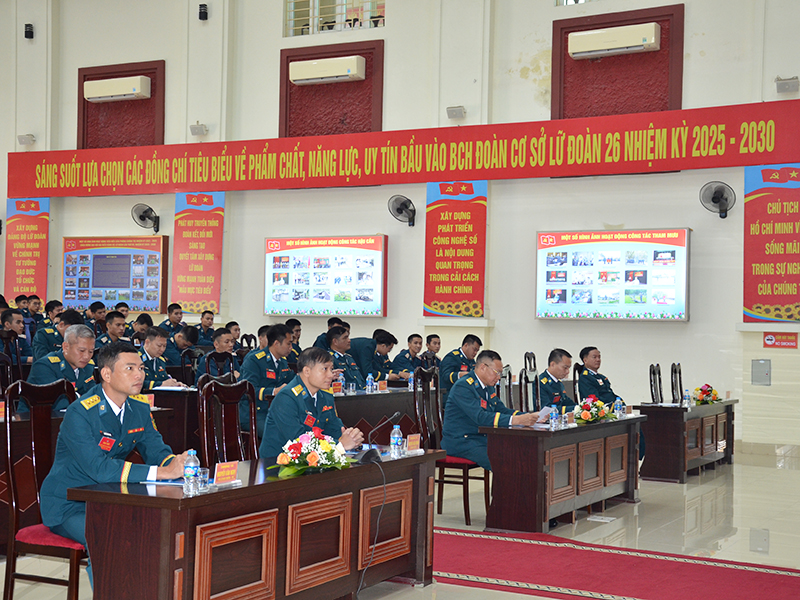 Lữ đoàn 26 tổ chức thành công Đại hội đại biểu Đoàn cơ sở nhiệm kỳ 2025-2030.