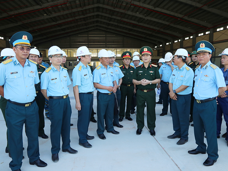 Bộ Tổng Tham mưu Quân đội nhân dân Việt Nam kiểm tra tiến độ Dự án đầu tư xây dựng Sân bay Phan Thiết