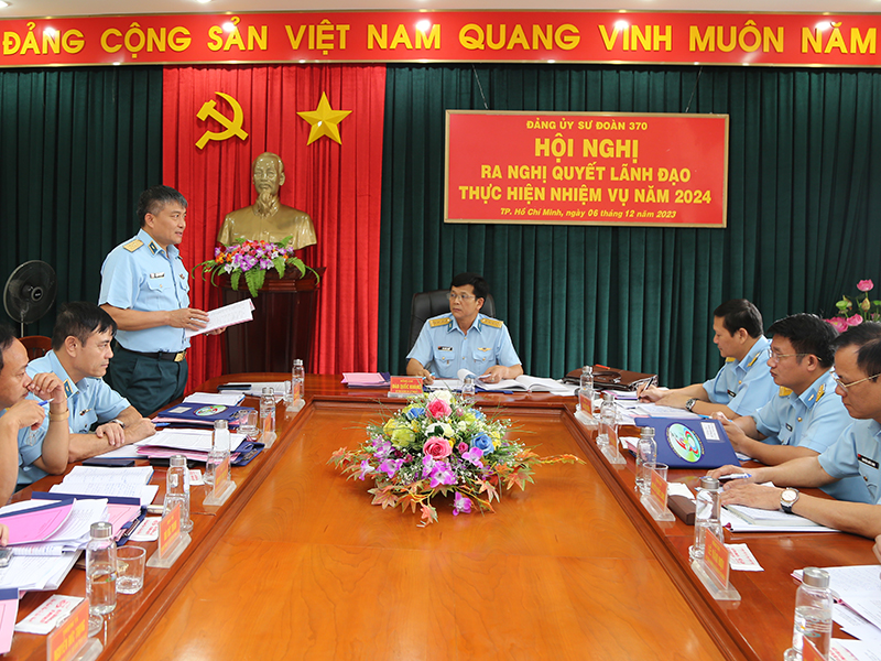 Các Đảng ủy trực thuộc Đảng bộ Quân chủng PK-KQ ra nghị quyết lãnh đạo thực hiện nhiệm vụ năm 2024