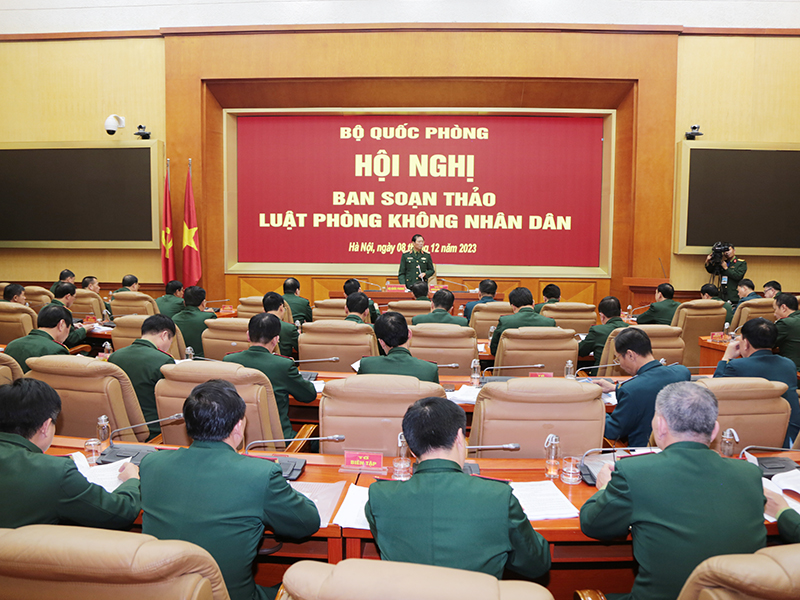 Bộ Quốc phòng tổ chức Hội nghị Ban Soạn thảo Luật Phòng không nhân dân