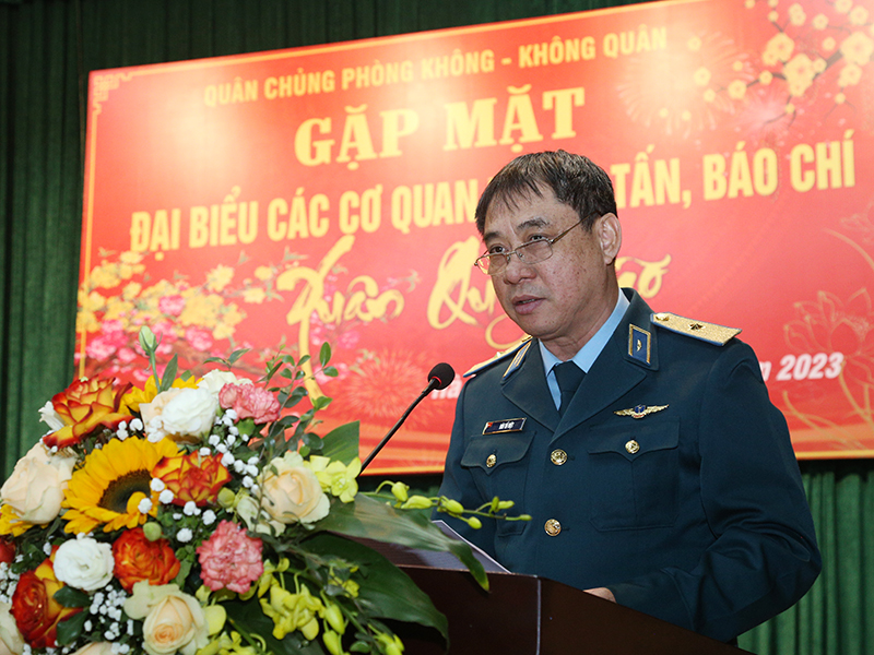 Quân chủng Phòng không - Không quân gặp mặt đại biểu các cơ quan thông tấn báo chí nhân dịp Xuân Quý Mão - 2023