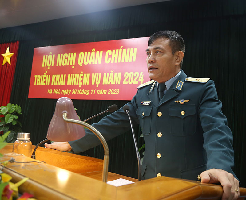 Cục Chính trị Quân chủng Phòng không - Không quân tổ chức Hội nghị quân chính triển khai nhiệm vụ năm 2024