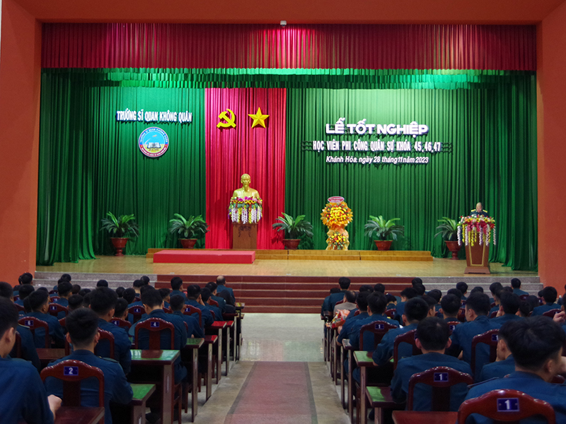 Trường Sĩ quan Không quân tổ chức Lễ tốt nghiệp học viên phi công quân sự khóa 45, 46, 47