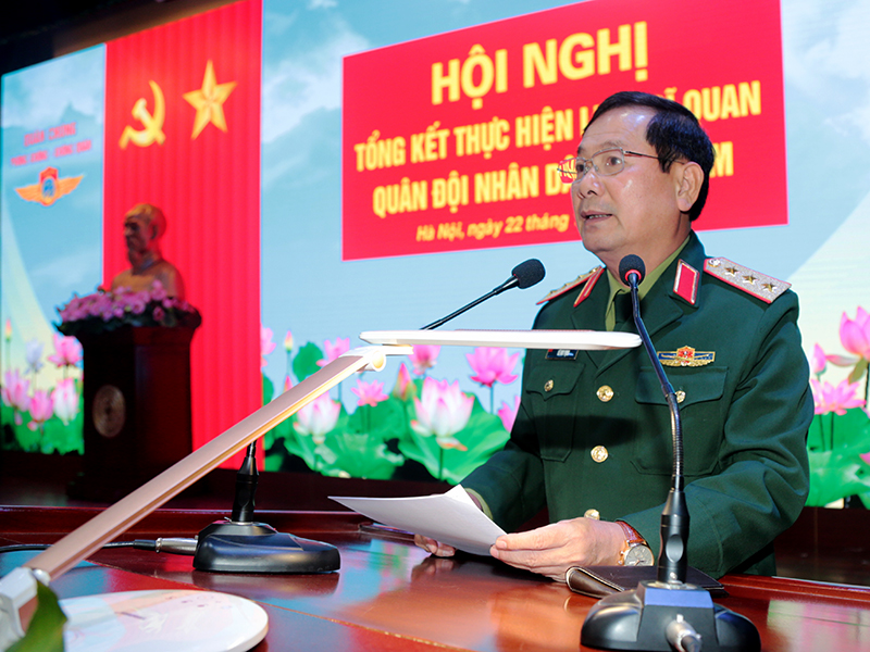 Quân chủng Phòng không - Không quân tổng kết thực hiện Luật Sĩ quan Quân đội nhân dân Việt Nam