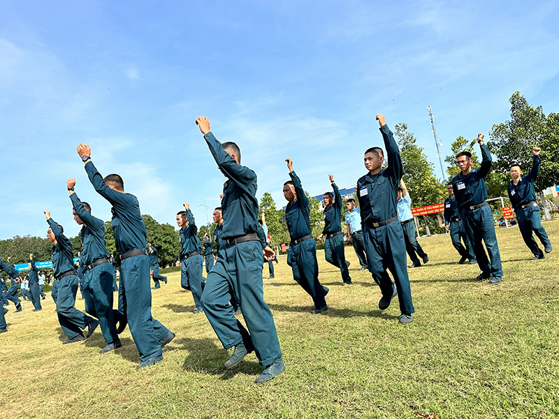 Sư đoàn 377 tổ chức Hội thi công tác chuẩn bị huấn luyện năm 2023