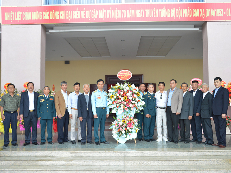 Học viện Phòng không-Không quân tổ chức Gặp mặt kỷ niệm 70 năm Ngày truyền thống Bộ đội Pháo cao xạ