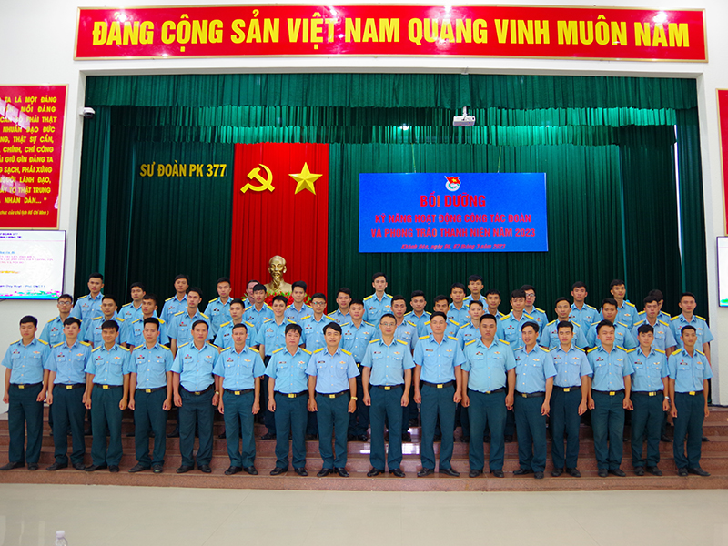 Sư đoàn 377 bồi dưỡng kỹ năng công tác Đoàn và phong trào thanh niên