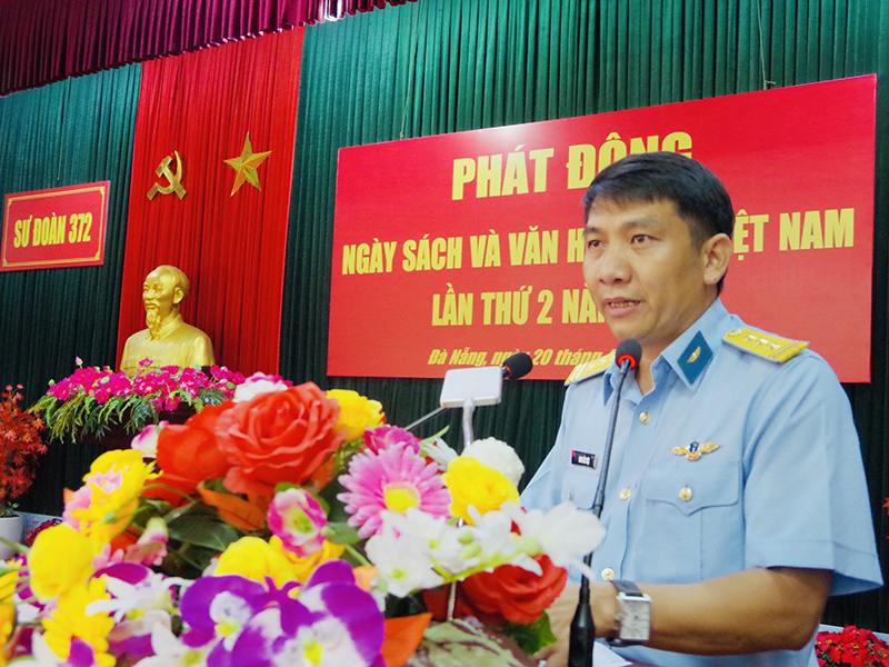 Sư đoàn 372 phát động Ngày Sách và Văn hóa đọc Việt Nam lần thứ 2 năm 2023