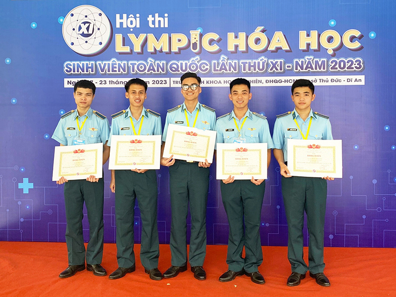 Học viện Phòng không-Không quân giành 5 huy chương tại Hội thi Olympic Hóa học sinh viên toàn quốc lần thứ XI