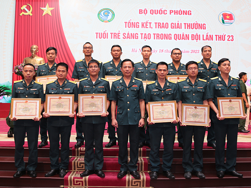 Bộ Quốc phòng tổng kết, trao Giải thưởng “Tuổi trẻ sáng tạo” trong Quân đội lần thứ 23