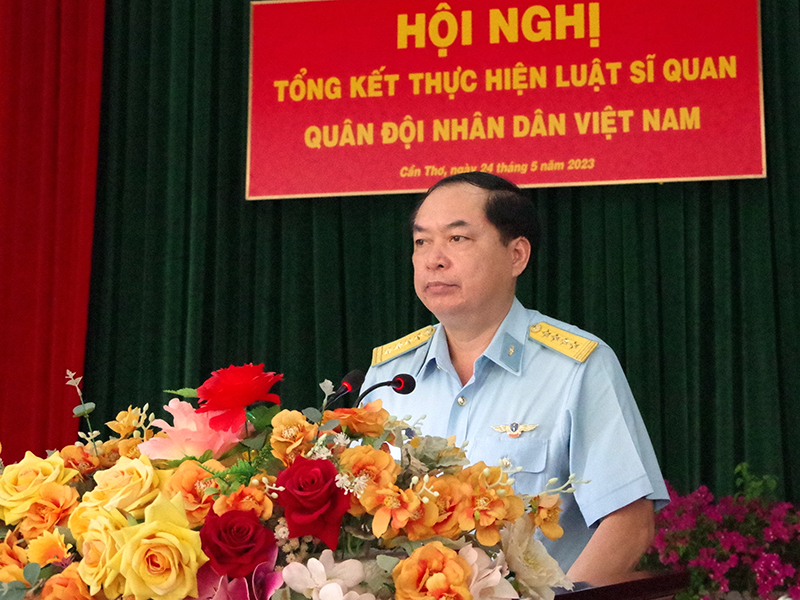 Trung đoàn 917 tổng kết thực hiện Luật Sĩ quan Quân đội nhân dân Việt Nam