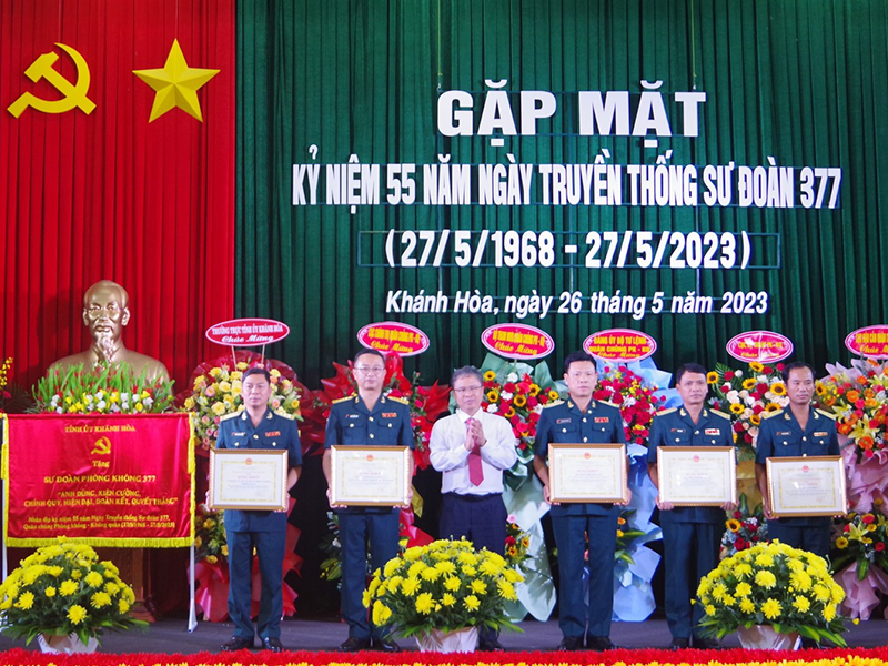 Sư đoàn 377 tổ chức Gặp mặt kỷ niệm 55 năm Ngày truyền thống