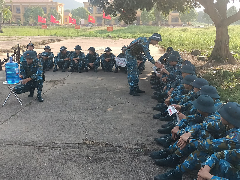 Sư đoàn 371 chủ động phòng chống say nắng, say nóng cho bộ đội