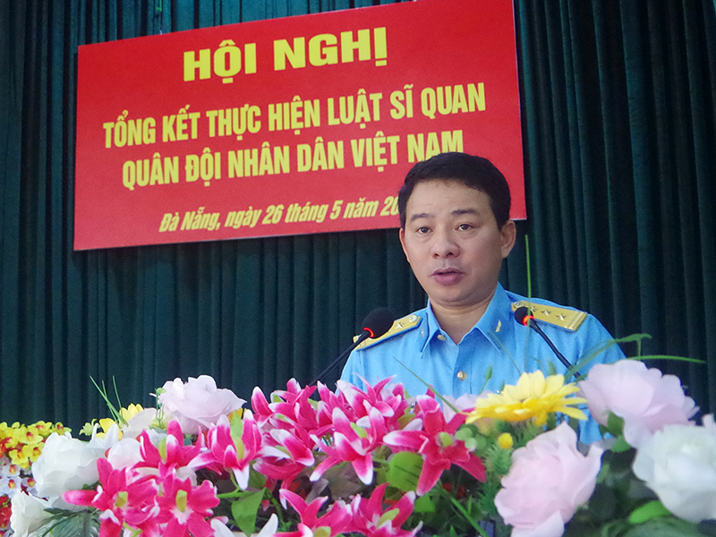 Trung đoàn 930 tổng kết thực hiện Luật Sĩ quan Quân đội nhân dân Việt Nam