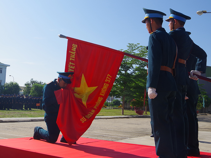 Các đơn vị trong Quân chủng Phòng không - Không quân tuyên thệ chiến sĩ mới năm 2023