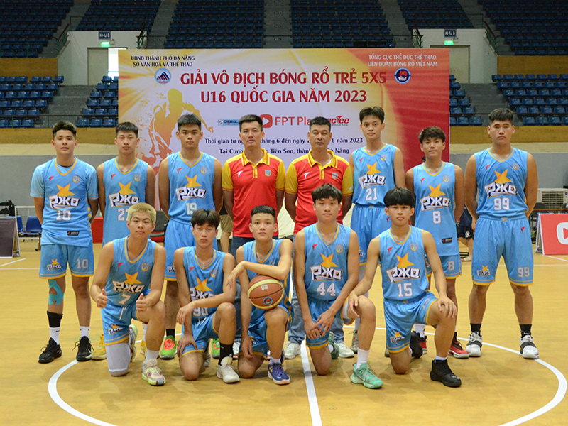 Đội tuyển Bóng rổ U16 Quân chủng Phòng không - Không quân dự Giải Bóng rổ trẻ 5x5 U16 Vô địch Quốc gia năm 2023