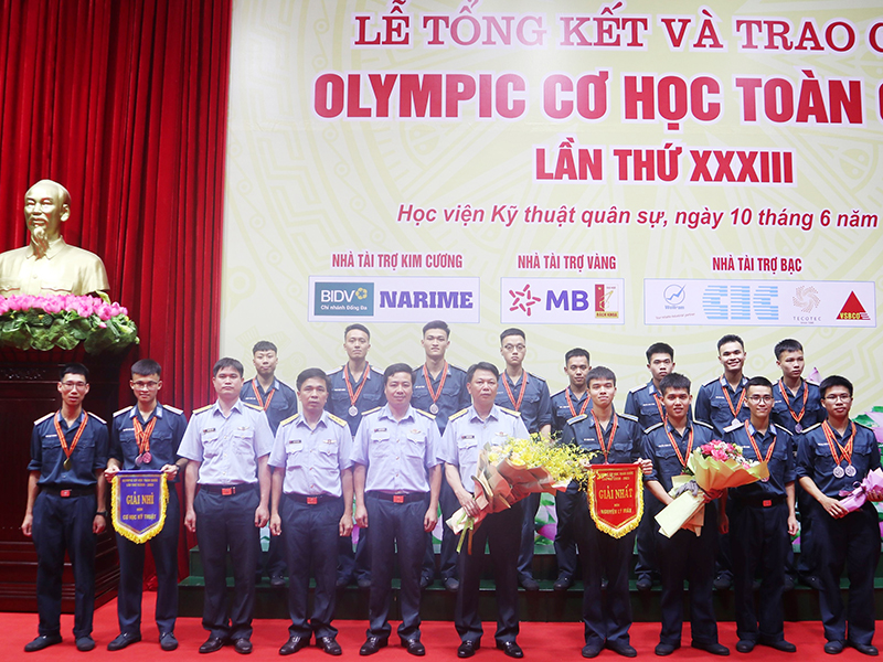 Học viện Phòng không-Không quân đạt giải cao trong Kỳ thi Olympic Cơ học toàn quốc lần thứ 33