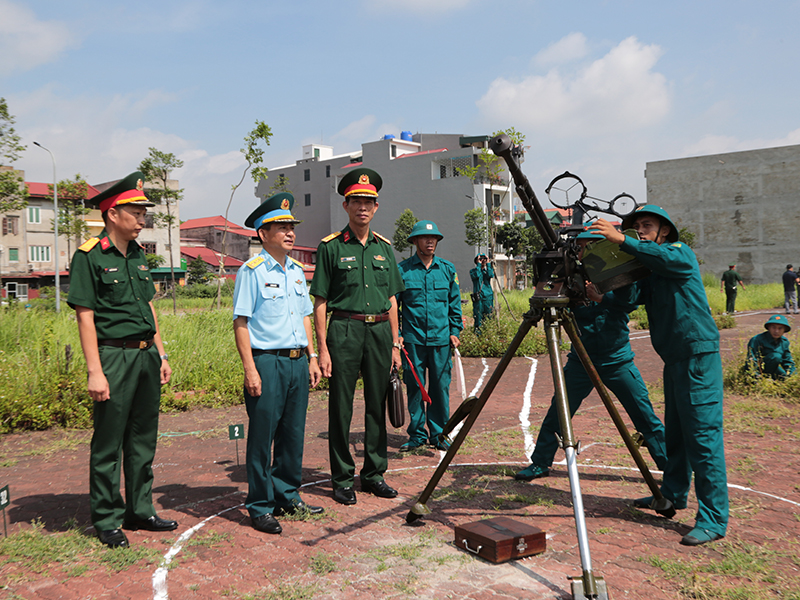Cơ quan chuyên trách Ban Chỉ đạo Phòng không nhân dân Trung ương kiểm tra công tác Phòng không nhân dân tại tỉnh Bắc Ninh