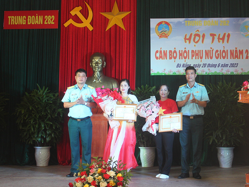 Trung đoàn 282 tổ chức Hội thi Cán bộ hội phụ nữ giỏi