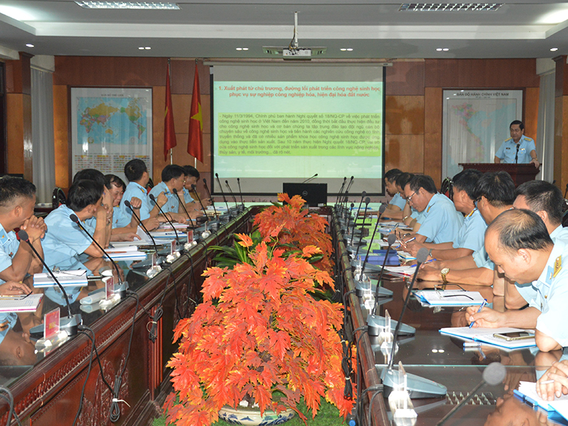 Đảng ủy Học viện Phòng không-Không quân tổ chức học tập, quán triệt, triển khai thực hiện Nghị quyết 36-NQ/TW của Bộ Chính trị