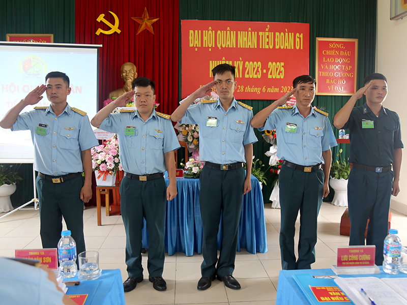 Tiểu đoàn 61, Trung đoàn 236 tổ chức Đại hội Quân nhân Nhiệm kỳ 2023-2025