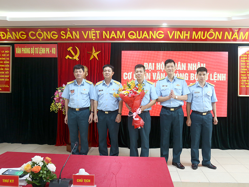 Cơ quan Văn Phòng Bộ Tư lệnh PK-KQ tổ chức Đại hội quân nhân nhiệm kỳ 2023 - 2025