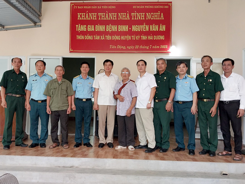 Sư đoàn 363 khánh thành và bàn giao “Nhà tình nghĩa” cho gia đình ông Nguyễn Văn Ân