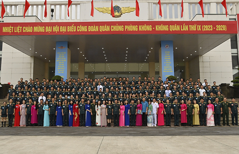 Quân chủng Phòng không - Không quân tổ chức Đại hội đại biểu Công đoàn lần thứ IX (2023-2028)