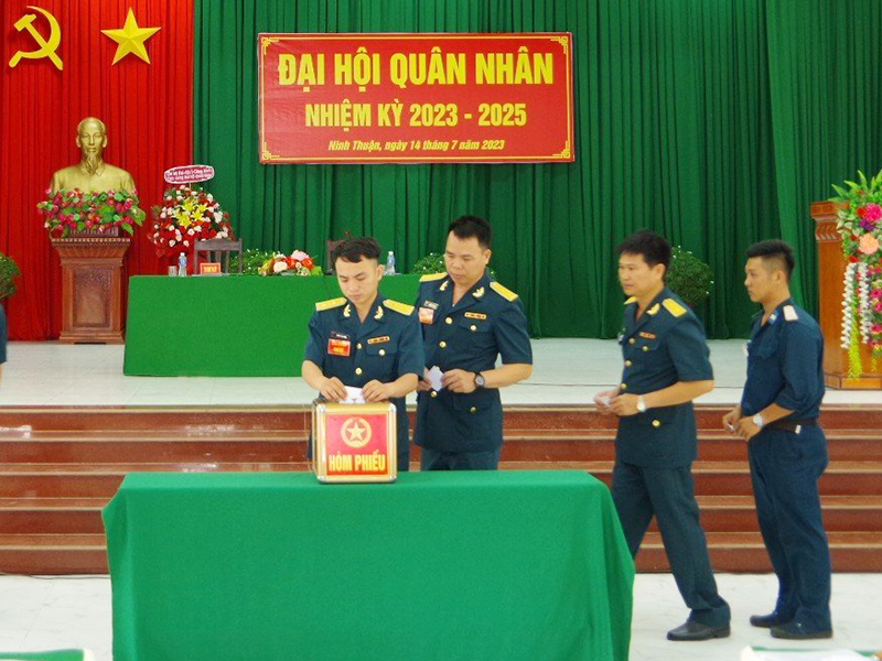 Đại đội 3 Công binh, Tiểu đoàn Kỹ thuật Hậu cần sân bay, Trung đoàn 937 tổ chức Đại hội quân nhân nhiệm kỳ 2023-2025