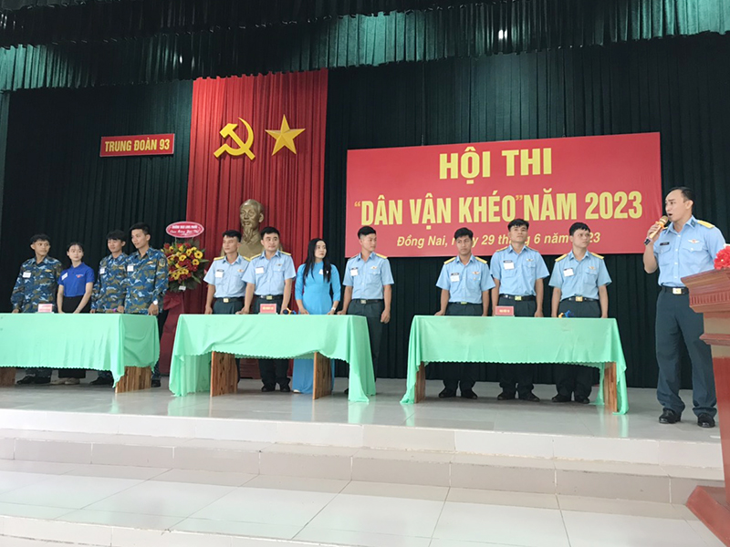 Trung đoàn 93 tổ chức Hội thi “Dân vận khéo” năm 2023