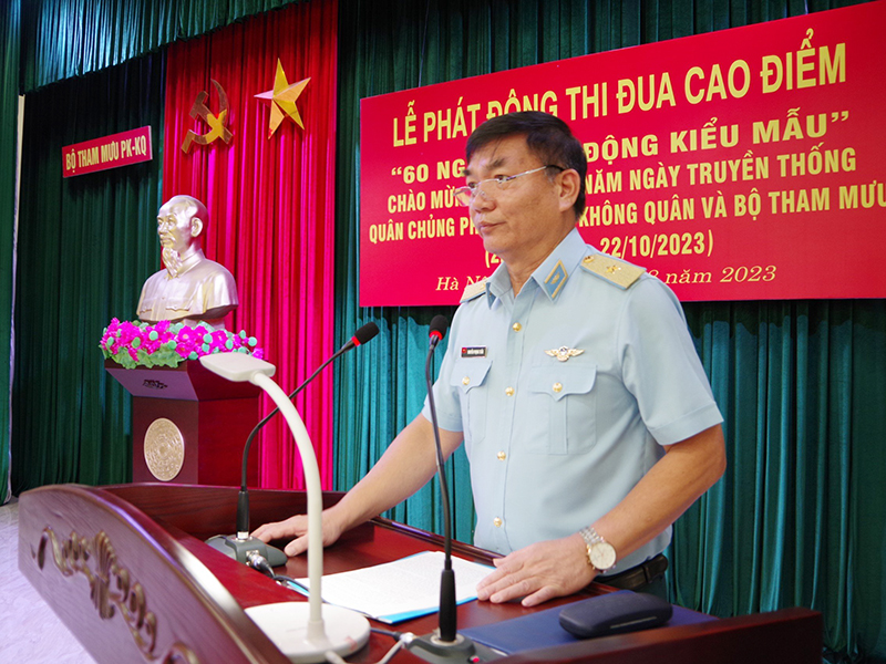 Bộ Tham mưu Phòng không - Không quân phát động thi đua cao điểm chào mừng kỷ niệm 60 năm Ngày truyền thống Quân chủng PK-KQ