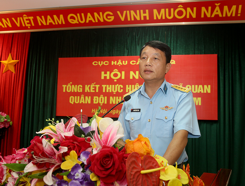 Cục Hậu cần Quân chủng PK-KQ tổng kết thực hiện Luật Sĩ quan Quân đội nhân dân Việt Nam