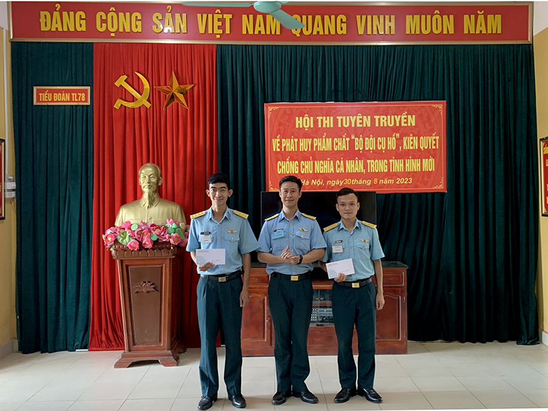 Tiểu đoàn 78 tổ chức Hội thi tuyên truyền về phát huy phẩm chất “Bộ đội Cụ Hồ” kiên quyết chống chủ nghĩa cá nhân trong tình hình mới