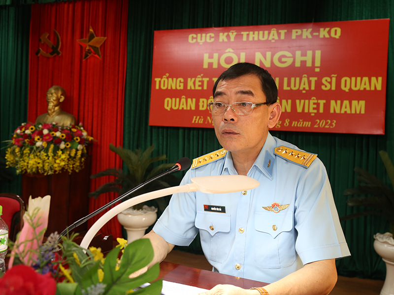 Cục Kỹ thuật Quân chủng PK-KQ tổng kết thực hiện Luật Sĩ quan Quân đội nhân dân Việt Nam