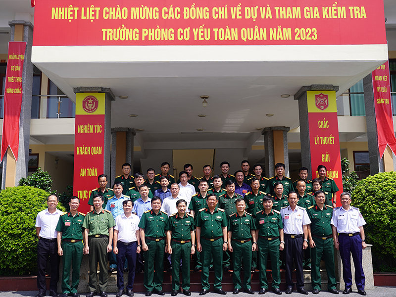 Bộ Tổng Tham mưu QĐND Việt Nam tổ chức đợt kiểm tra Trưởng Phòng Cơ yếu toàn quân năm 2023