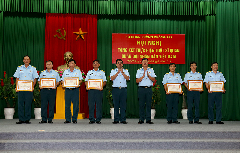 Sư đoàn 363 tổng kết thực hiện Luật Sĩ quan Quân đội nhân dân Việt Nam
