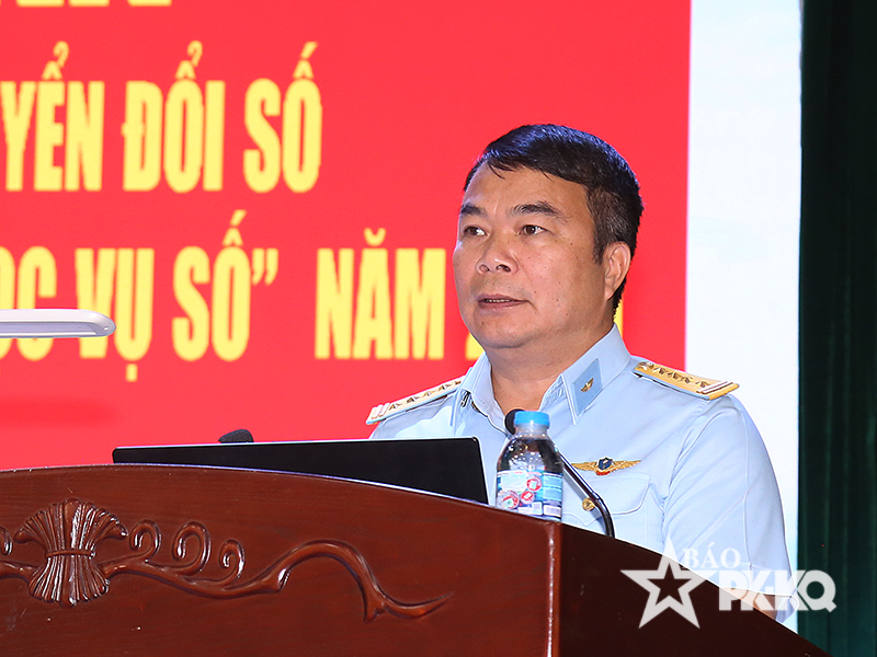 Bộ Tham mưu PK-KQ tập huấn CNTT, chuyển đổi số, triển khai  phong tr&agrave;o b&igrave;nh d&acirc;n học vụ số năm 2026