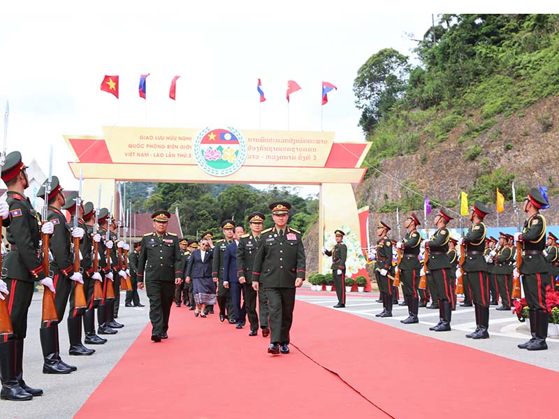 Giao lưu hữu nghị quốc ph&ograve;ng bi&ecirc;n giới Việt Nam - L&agrave;o lần thứ 3 th&agrave;nh c&ocirc;ng tốt đẹp