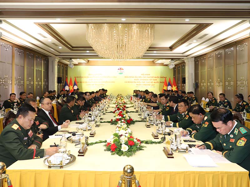 Giao lưu hữu nghị quốc ph&ograve;ng bi&ecirc;n giới Việt Nam - L&agrave;o lần thứ 3 th&agrave;nh c&ocirc;ng tốt đẹp