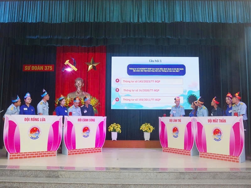 Trung đo&agrave;n 290 tổ chức Hội thi &ldquo;Qu&acirc;n nh&acirc;n với ph&aacute;p luật, kỷ luật&rdquo; Qu&yacute; II năm 2026
