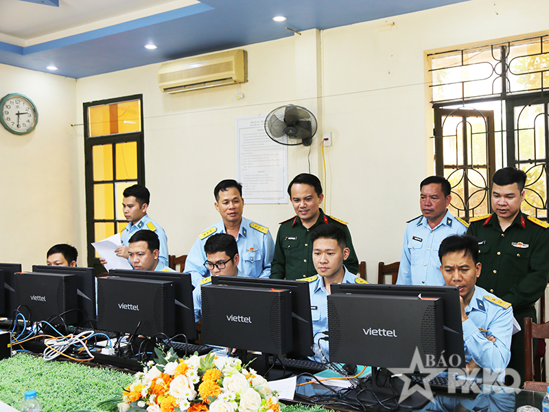 Cục Tuyên huấn kiểm tra triển khai Phong trào “Bình dân học vụ số” tại Sư đoàn 363