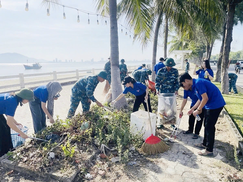 Tuổi trẻ Trung đo&agrave;n 282 lan tỏa tinh thần xung k&iacute;ch, t&igrave;nh nguyện